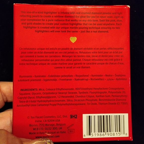 TOO FACED RARE COLLECTABLE DIAMOND LIGHT HIGHLIGHTER, NWT - Picture 7 of 8